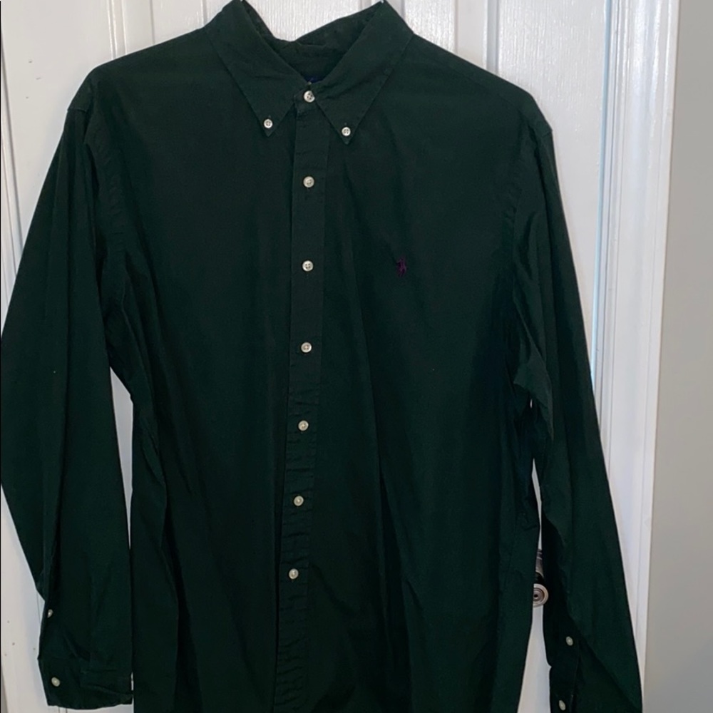 Men’s Green Polo Button down